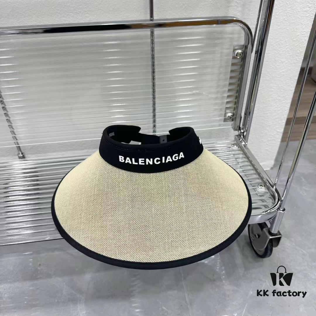 Balencia ~ New Arrival Shell-Style Visor Hat for Summer Sun Protection