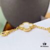 693002d912f62673a6faac5b Van Cleef & Arpels 2019 New Release, 50th Anniversary Limited Edition Five-Flower Mother-of-Pearl Bracelet in Yellow Gold