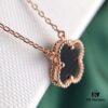 Van Cleef & Arpels Alhambra Four-Leaf Clover Necklace in Silver Version