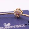 693002dc12f62673a6faac63 Swarovski Pink Crystal Clover with Dancing Heart Bracelet