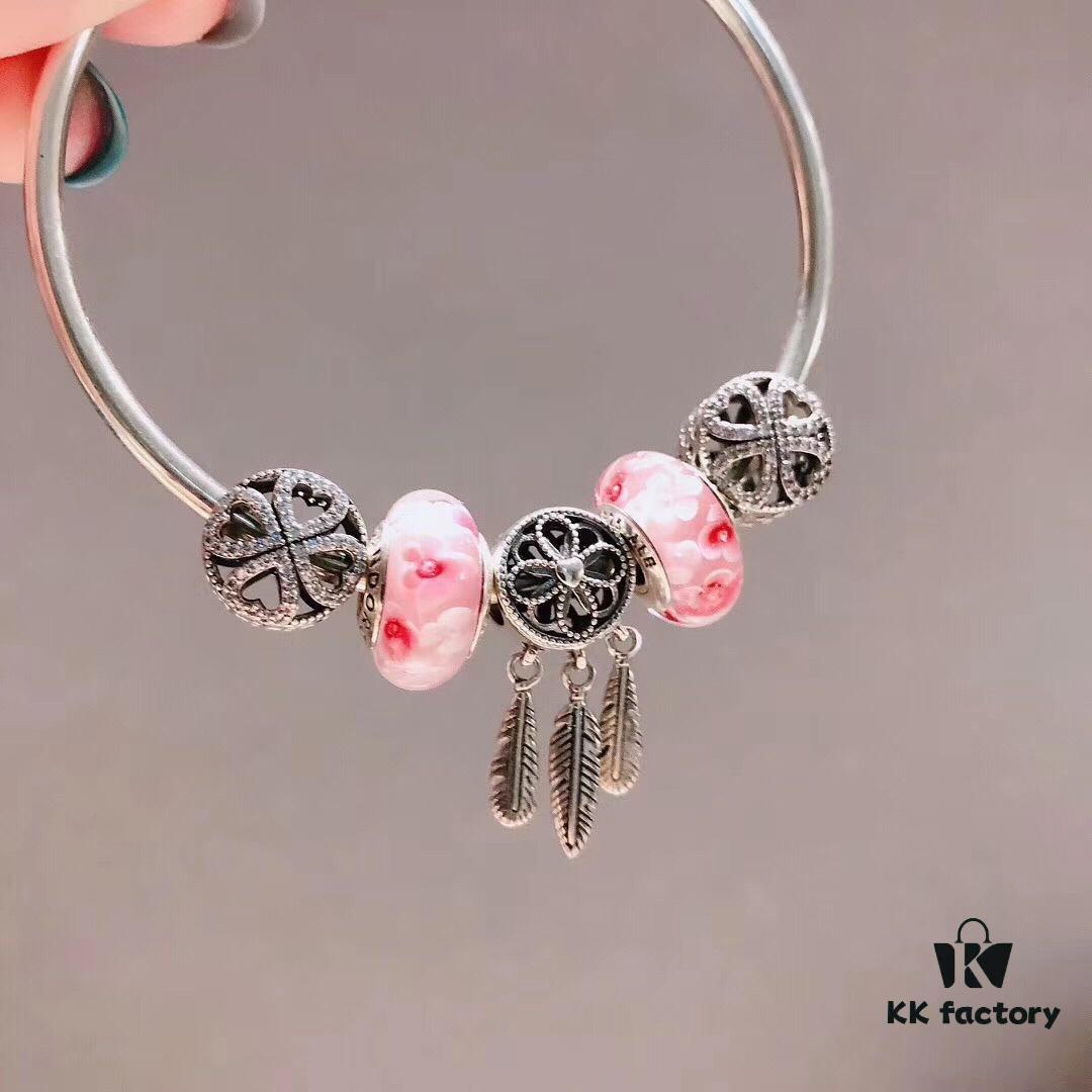 693002dc12f62673a6faac64 Pandora Pink Peach Blossom Fairy Dream Catcher New Arrival! High-Quality Replica with Authentic Materials, Perfect Craftsmanship Comparable to Original