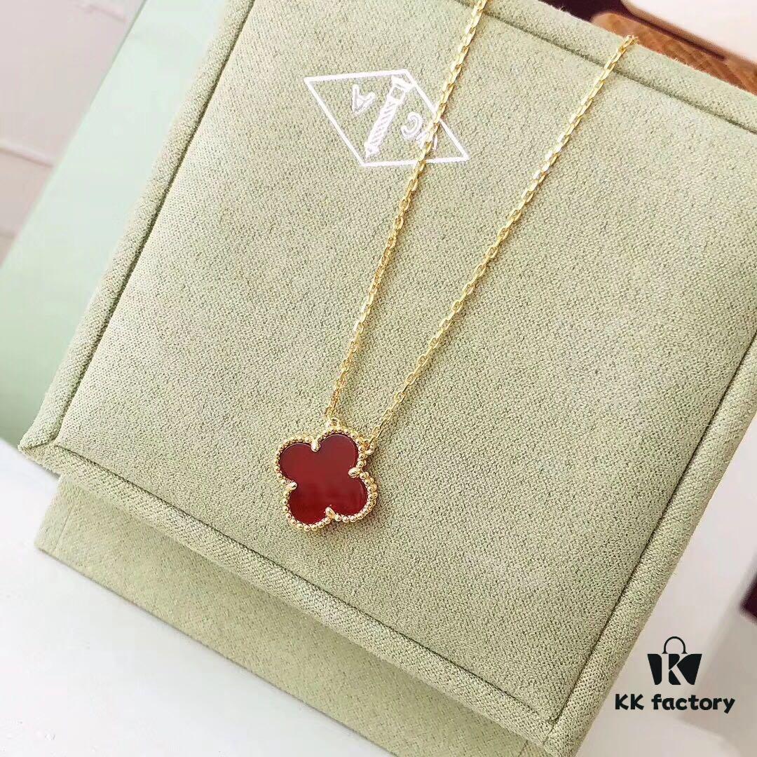693002dc12f62673a6faac65 Van Cleef & Arpels Alhambra Necklace in Silver Version