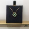693002e812f62673a6faac7d Medium Four-Leaf Clover Necklace Collection - Diamond-Paved Top-Quality Sterling Silver 18K Gold Plated