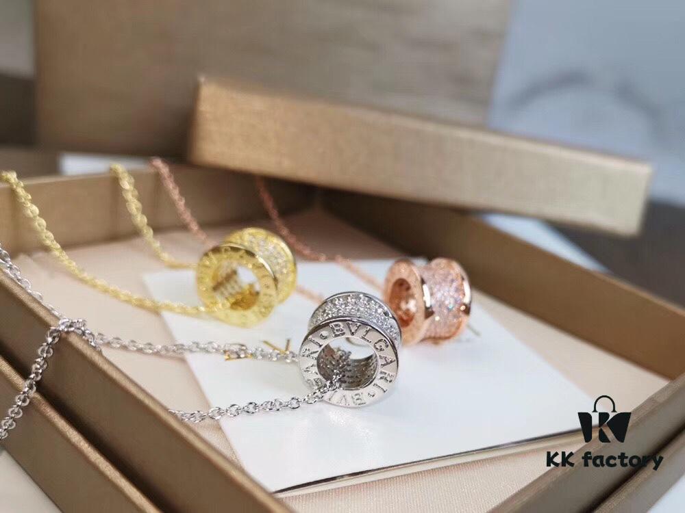 693002eb12f62673a6faac81 BVLGARI Bulgari Full Diamond Serpenti Necklace (High-End Replica, Different from Market Version)
