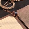 693002eb12f62673a6faac83 Bulgari B.Zero1 Series Black Ceramic Necklace in 925 Silver with 18K Rose Gold Plating