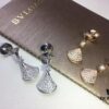 693002f012f62673a6faac8b Top-Tier Replica BVLGARI Diva Series Fan-Shape Full Diamond Set: Dress Necklace, Bracelet, and Earrings - Luxury Custom Design in 18K Rose Gold/White Gold Plated Pure Silver with 925 Sterling Silver Anti-Allergy Ear Posts