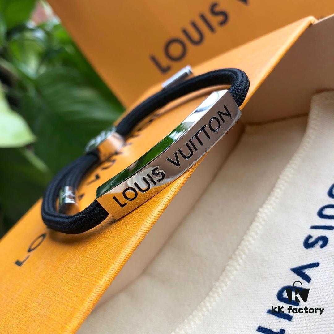 6930030812f62673a6faacb0 Louis Vuitton LV Monogram Leather Bracelet in Original Design - Premium Replica, Best Market Version, Adjustable Unisex Cuff with Brass Hardware, Cowhide Lining, Four Classic Patterns, Retro and Modern Style, Complete Packaging
