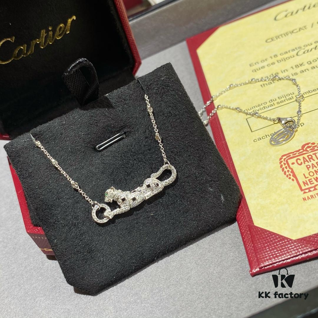6930031212f62673a6faacc1 CNC Cartier Panther Necklace, Ultra Thick and Bold Panther Design, Unisex