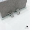 [Same as Zhou Yutong's Style] HEFANG Cream Spiral Stud Earrings, Elegant Design Ear Jewelry for Valentine's Day Gift