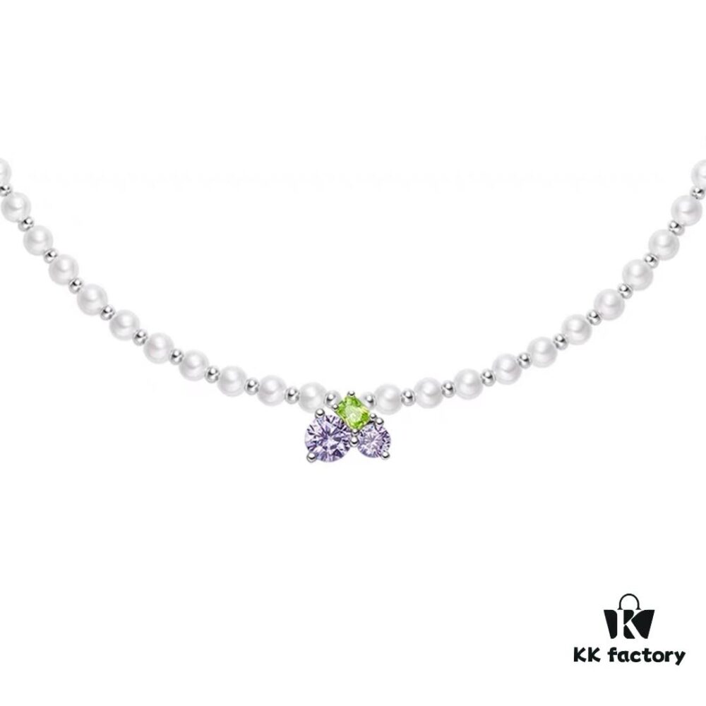 6930032612f62673a6faacdf HEFANG Jewelry Fruit Freedom Series - Grape Ice Juice Necklace