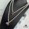 HEFANG Jewelry - Fruit Freedom Series - Juice Necklace - Grape Ice Necklace, Peach Ice Necklace