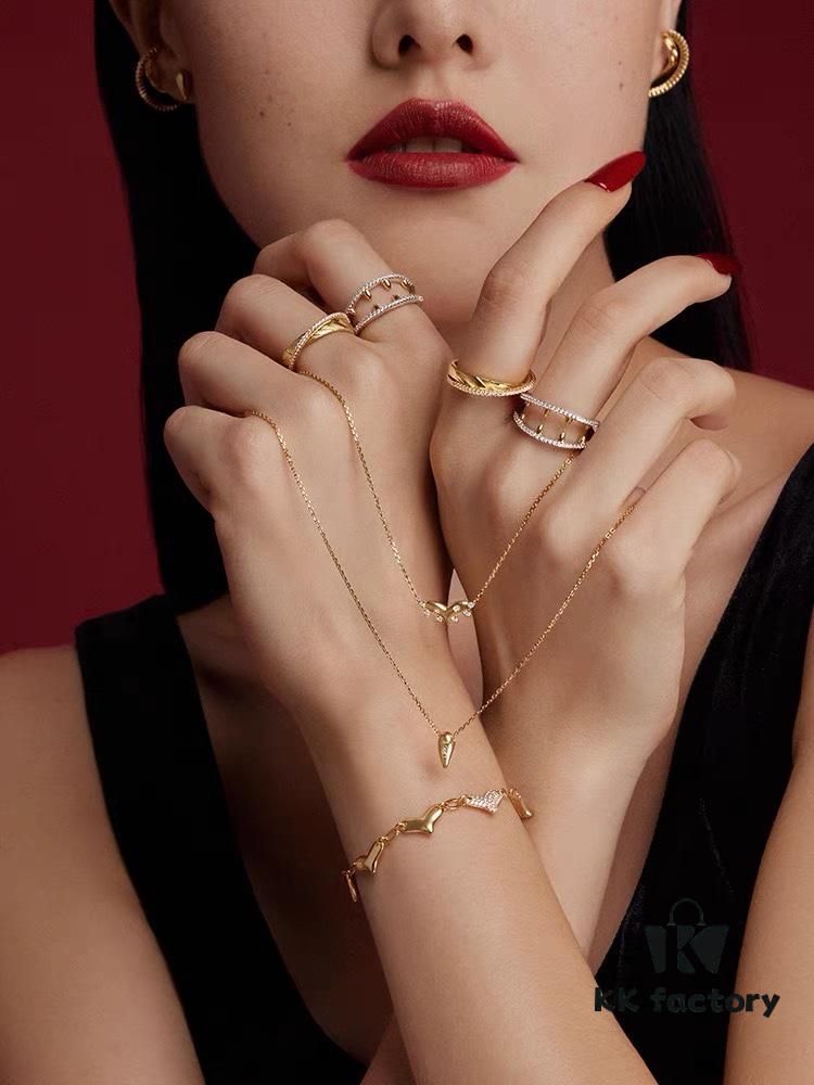 6930033012f62673a6faacfe New Arrival ❤️ HEFANG Jewelry - Playful Little Tiger Series Peach Blossom Tiger Bracelet ✨ Official Website Image