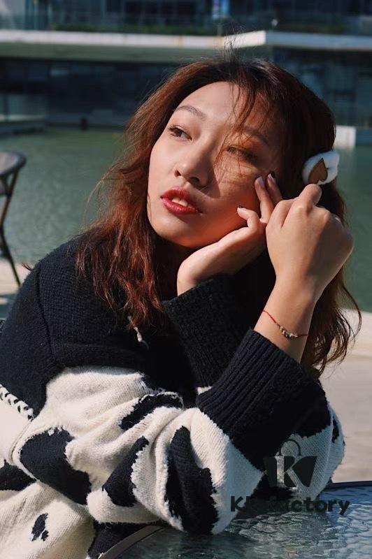 New Arrival ❤️ HEFANG Jewelry Cute Little Tiger Love Red String Bracelet ✨ Wearing Effect Image