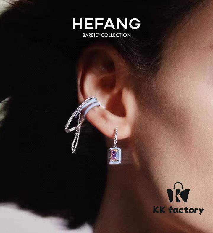 6930034d12f62673a6faad4d HeFang Jewelry Barbie X HeFang Aurora 'Little Ice Candy' Stud Earrings - 2022 New Luxury Minimalist Designer Collection