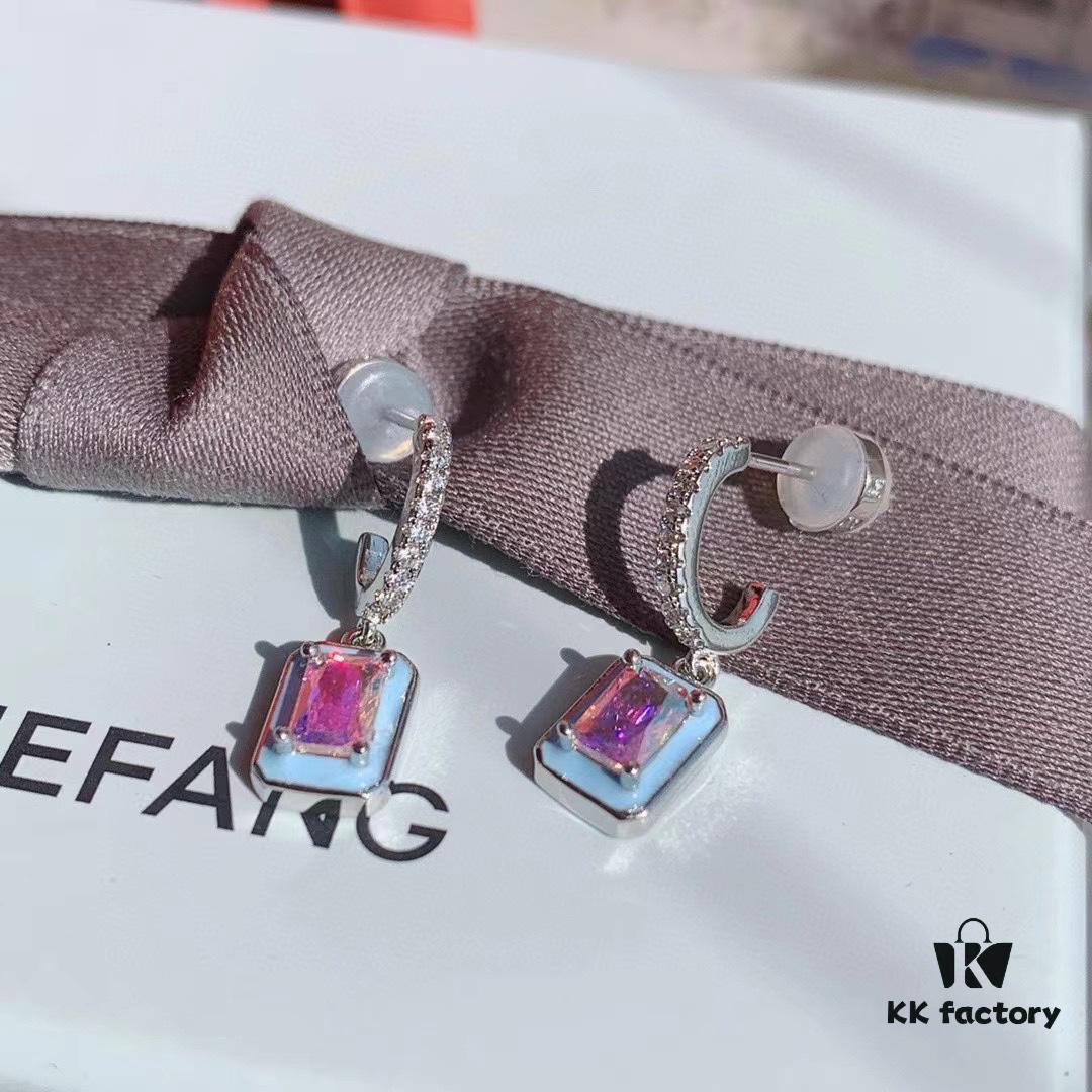 6930034d12f62673a6faad4f HeFang Jewelry Barbie X HeFang Aurora 'Little Ice Candy' Stud Earrings - 2022 New Luxury Minimalist Designer Collection