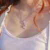 HEFANG Jewelry Women's Celebrity Same Style [In Stock] Barbie Aurora Xiao Bintang Necklace