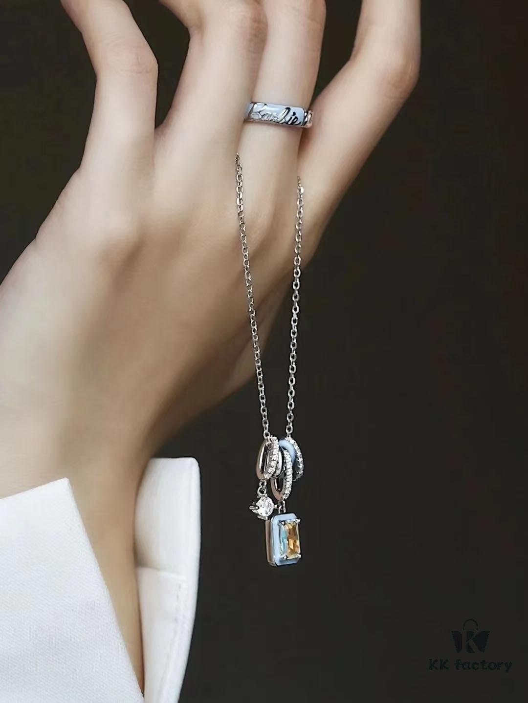 HEFANG Jewelry Women's Celebrity Same Style [In Stock] Barbie Aurora Xiao Bintang Necklace