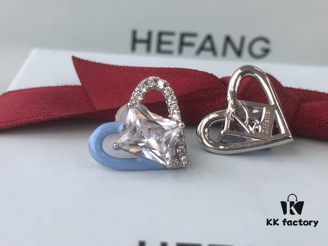 6930036712f62673a6faad83 HEFANG Barbie Sweetheart Earrings in Blue