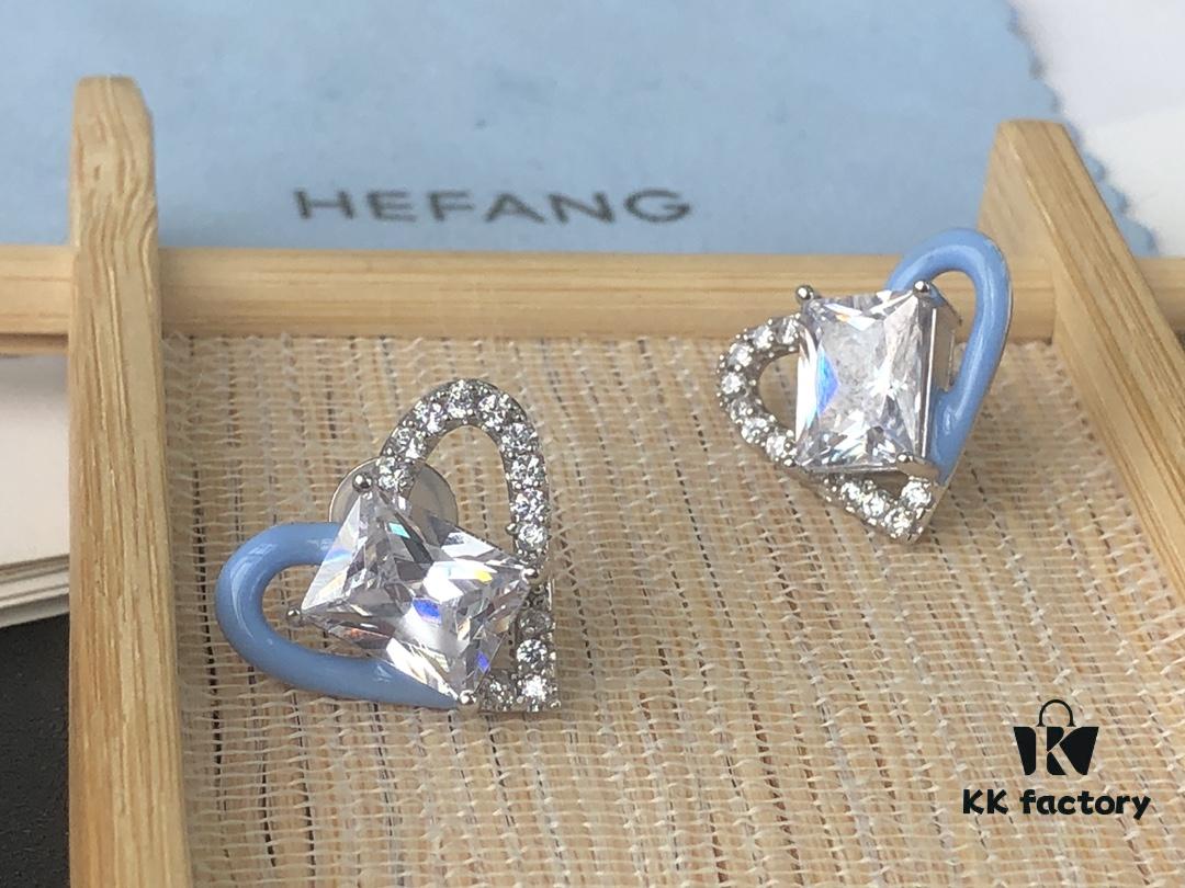 6930036812f62673a6faad84 HEFANG Barbie Sweetheart Earrings in Blue