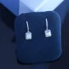 Elegant Aurora Stone Pendant with Sky Blue Low-Temperature Enamel and Micro-Paved Zirconia