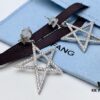 6930037312f62673a6faad99 NAZA Same Style HEFANG Jewelry Hollow-out Five-pointed Star Earrings, S925 Silver with 3A Zircon Set in White Gold Plated Finish