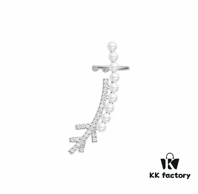 6930037312f62673a6faad9a HEFANG Jewelry New Arrival Pearl Snow Branch Stud Earrings for Women, Elegant Ear Accessories, Sold Individually