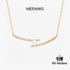 6930037612f62673a6faada2 He Fang Chopstick Collar Necklace, Lightweight Luxury Minimalist Design with Lustrous Freshwater Pearl, Chic and Versatile Accessory
