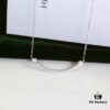 6930038012f62673a6faadb5 Hefang Jewelry Balance Series Pearl Smile Necklace, 925 Sterling Silver Ins-Style Elegant Smile Pendant Collar Chain