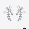 6930038d12f62673a6faadcb HEFANG Jewelry Ribbon First Snow Earrings, Same Style as Zhou Jieqiong