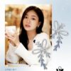 6930039312f62673a6faadd2 HEFANG Jewelry Ribbon First Snow Earrings, Same Style as Zhou Jieqiong