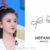 HEFANG Jewelry Bow Stud Earrings