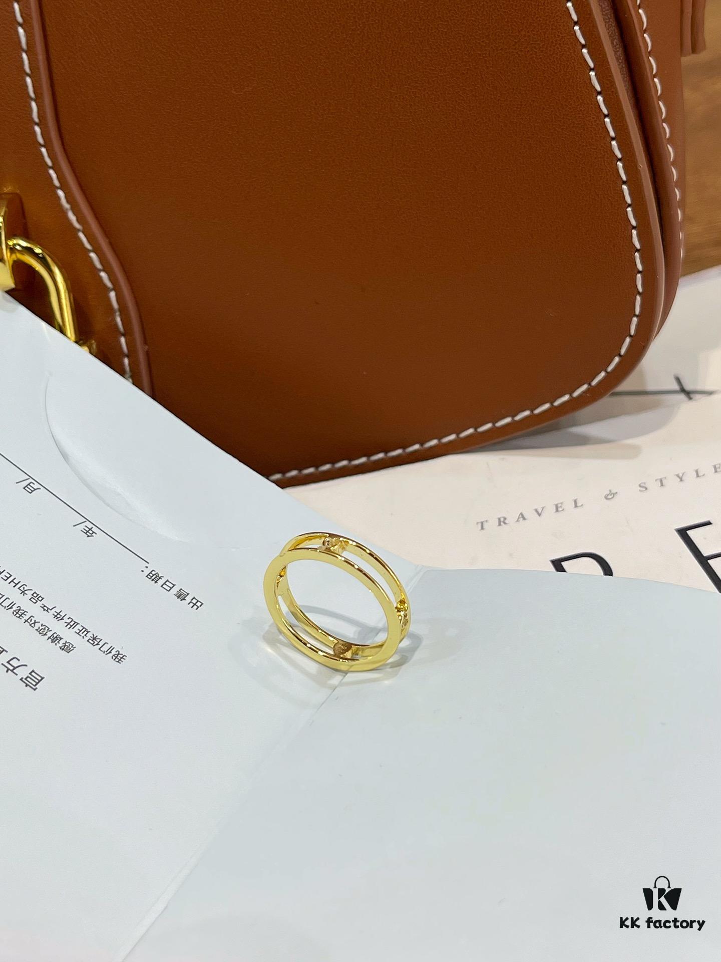 Double-layer Heart Ring