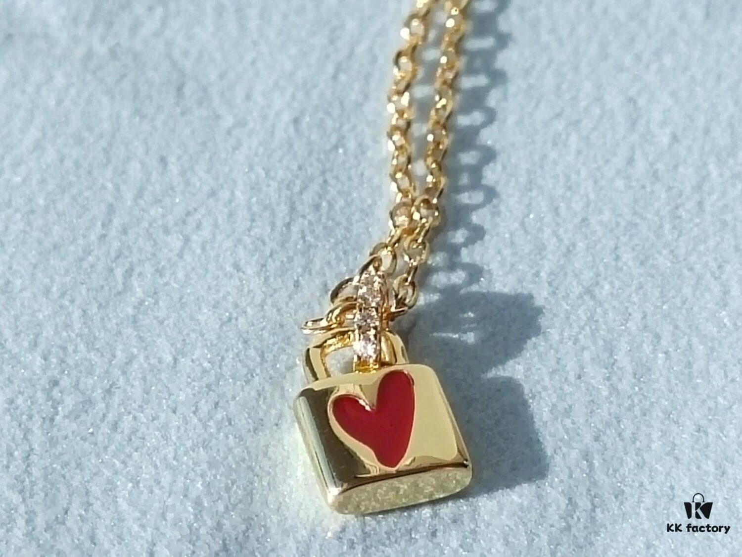 HEFANG He Fang Bidetu Declaration Lock Necklace