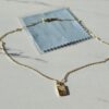 HEFANG Peter Rabbit Confession Square Pendant Necklace