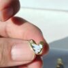693003db12f62673a6faae45 HEFANG Artistic Béatrice Rabbit Oil-Painted Heart Stud Earrings