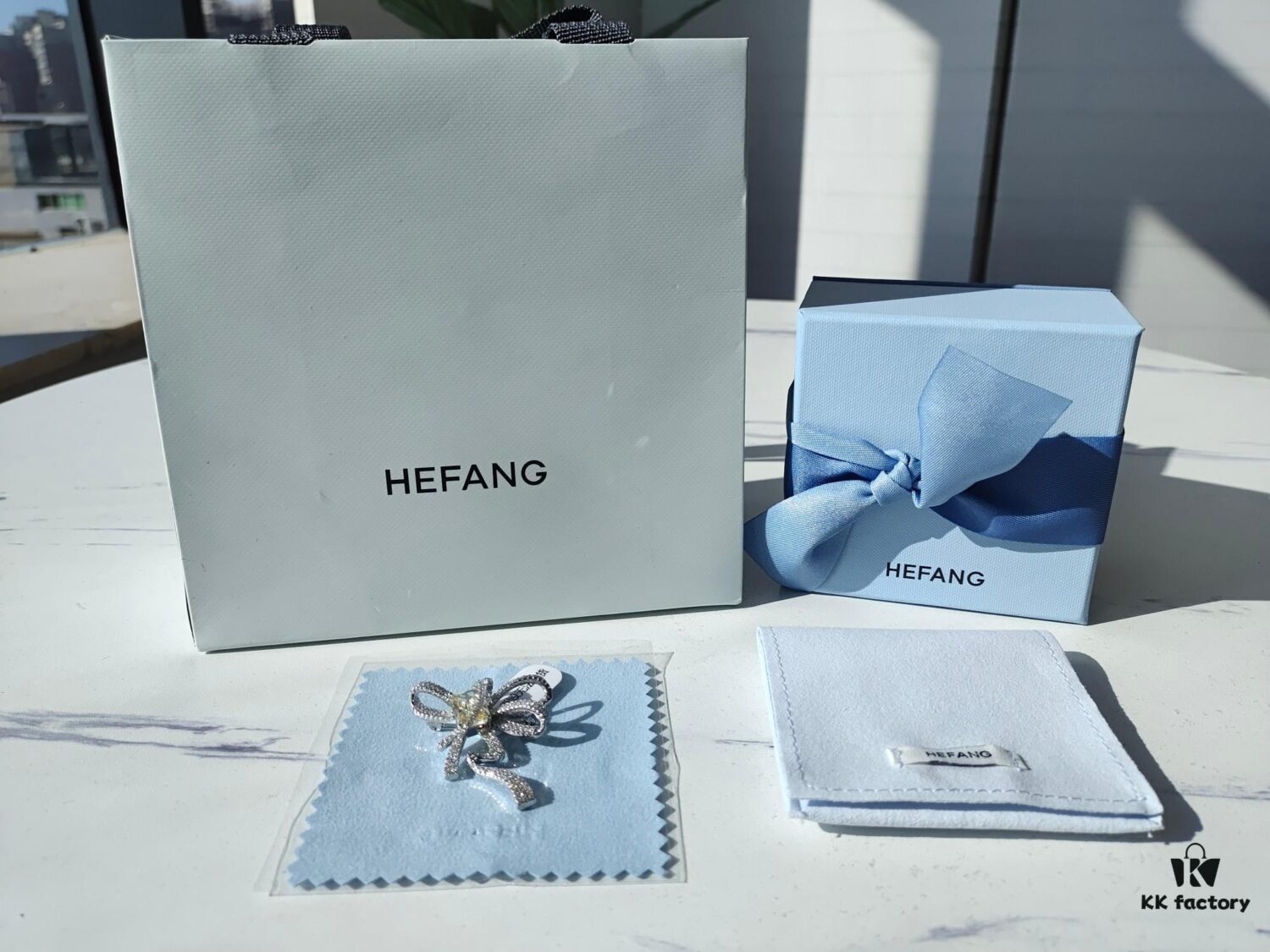 693003ed12f62673a6faae60 HEFANG Jewelry Brilliant Ribbon Brooch - 10th Anniversary Limited Edition