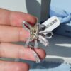 693003f112f62673a6faae66 HEFANG Jewelry Brilliant Ribbon Brooch - 10th Anniversary Limited Edition