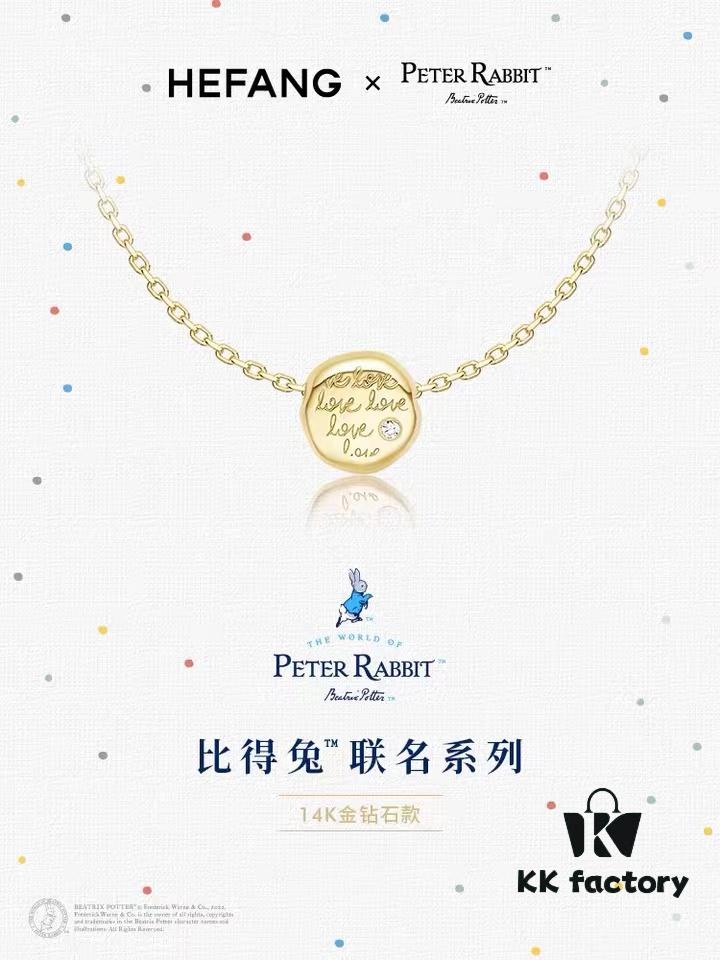 693003f812f62673a6faae6f Rabbit Year New Arrival: HEFANG Bide Rabbit Confession Macaron 925 Sterling Silver Necklace, Sweater Chain, Gift for Birth Year