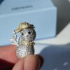 693003f812f62673a6faae71 HEFANG Jewelry Gilded Snowman Brooch