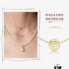 693003f912f62673a6faae73 Rabbit Year New Arrival: HEFANG Bide Rabbit Confession Macaron 925 Sterling Silver Necklace, Sweater Chain, Gift for Birth Year