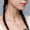 693003f912f62673a6faae75 Rabbit Year New Arrival: HEFANG Bide Rabbit Confession Macaron 925 Sterling Silver Necklace, Sweater Chain, Gift for Birth Year