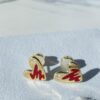 693003fd12f62673a6faae7e HEFANG Artistic Rabbit Love Heart Enamel Stud Earrings