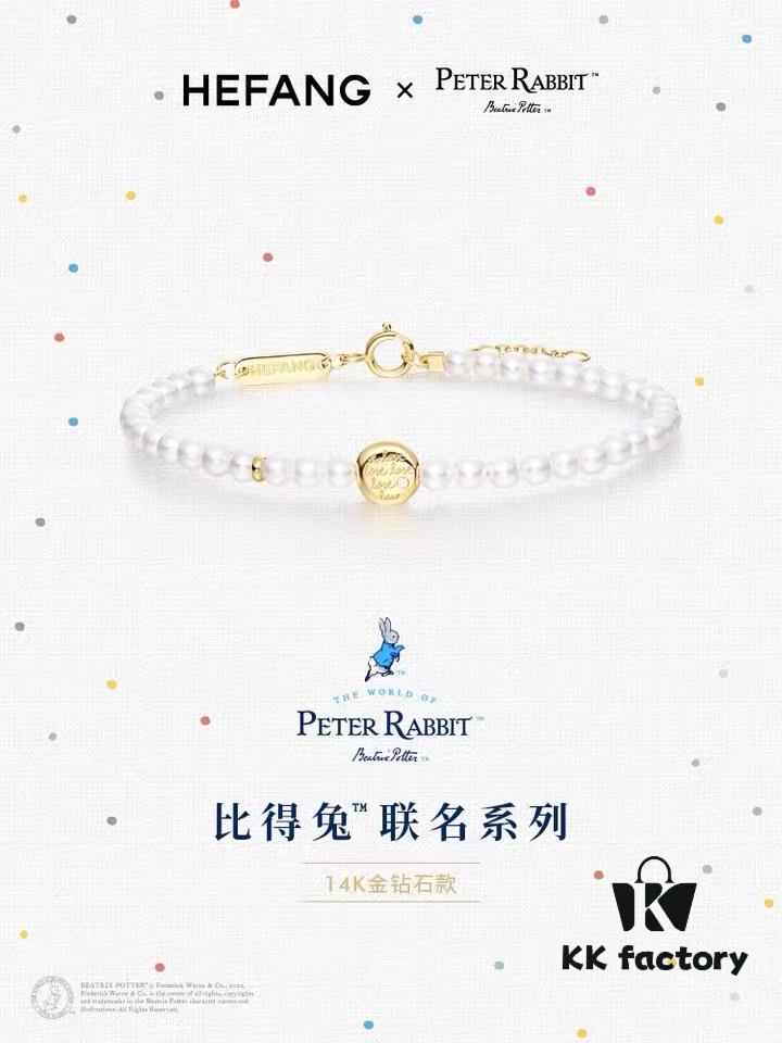 6930040012f62673a6faae86 Rabbit Year New Arrival Hefang Bi De Rabbit Confession Macaron Pearl Bracelet Minimalist Design 925 Sterling Silver Full-Silver Gift