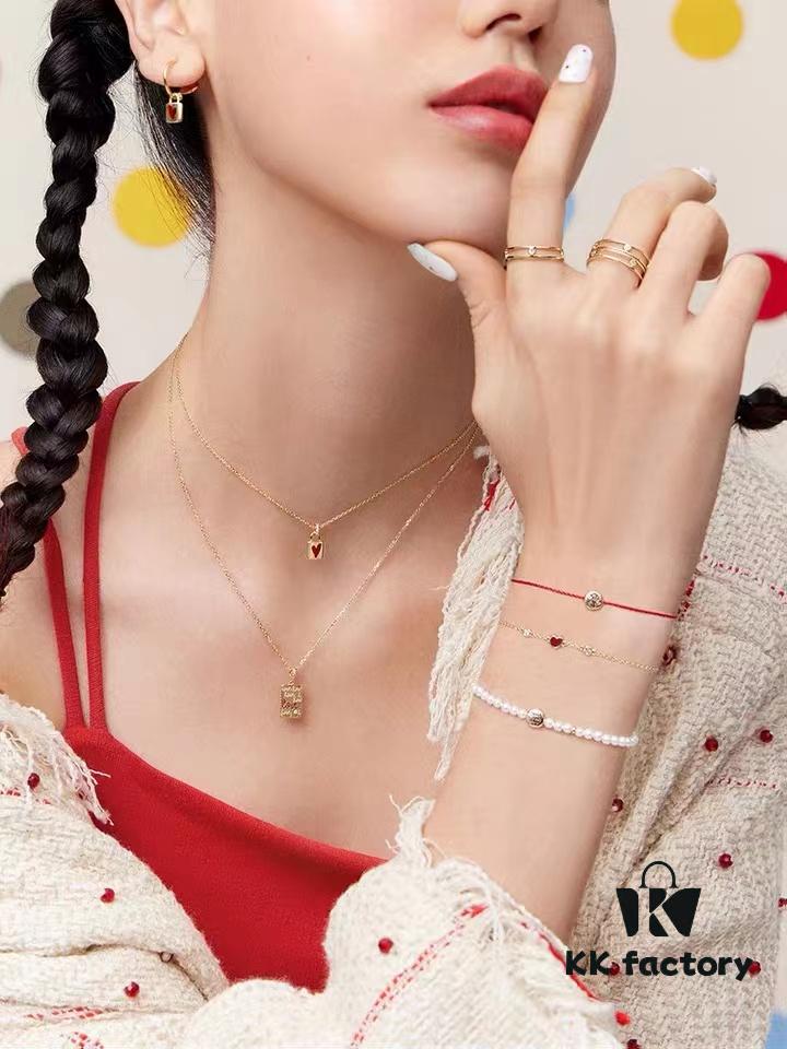 6930040112f62673a6faae88 Rabbit Year New Arrival Hefang Bi De Rabbit Confession Macaron Pearl Bracelet Minimalist Design 925 Sterling Silver Full-Silver Gift