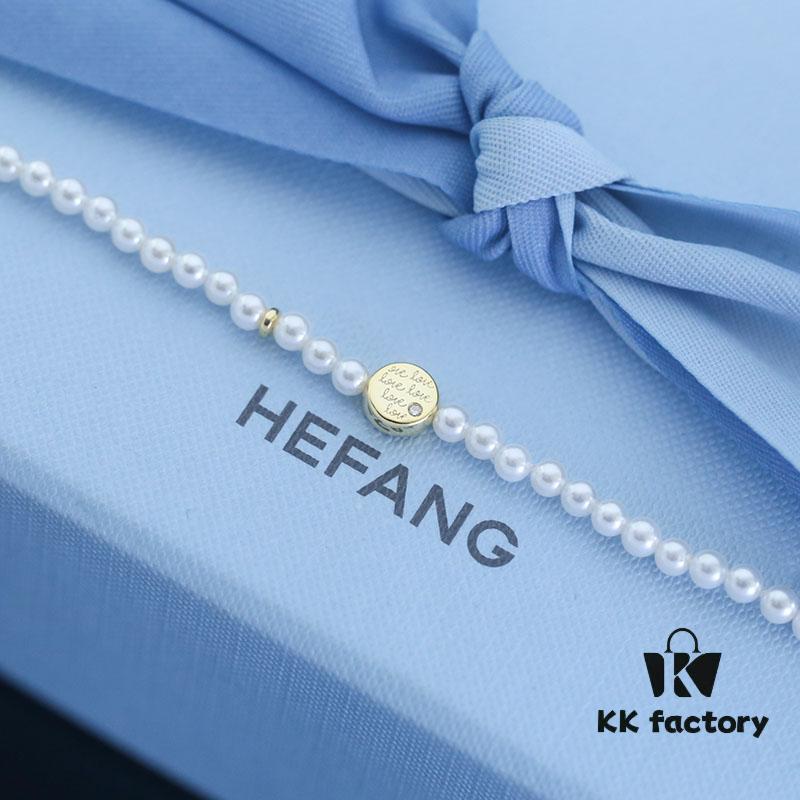 6930040112f62673a6faae89 Rabbit Year New Arrival Hefang Bi De Rabbit Confession Macaron Pearl Bracelet Minimalist Design 925 Sterling Silver Full-Silver Gift