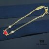 [Year of the Rabbit New Arrival] HEFANG Bide Rabbit Little Red Heart Bracelet, 925 Sterling Silver Full Silver Bangle, Birth Year Gift