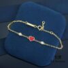 [Year of the Rabbit New Arrival] HEFANG Bide Rabbit Little Red Heart Bracelet, 925 Sterling Silver Full Silver Bangle, Birth Year Gift