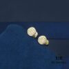 Year of the Rabbit New Arrival Hefang Bi De Tu Gao Bai Cookie Stud Earrings 925 Sterling Silver Full Silver Stackable Earrings Jewelry Gift