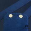 Year of the Rabbit New Arrival Hefang Bi De Tu Gao Bai Cookie Stud Earrings 925 Sterling Silver Full Silver Stackable Earrings Jewelry Gift
