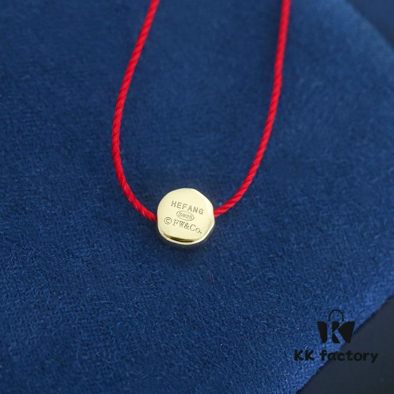 [Year of the Rabbit New Arrival] HEFANG Bide Rabbit S925 Sterling Silver Full-Bodied Red String Bracelet, Birth Year Lucky Bracelet, Jewelry Gift for Christmas